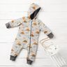 Alpenfleece Dinos – natur/karamell,  thumbnail number 6