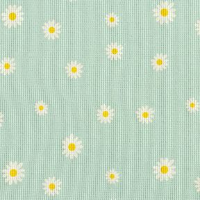 Waffeljersey Margeriten – hellmint, 