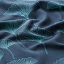 Baumwolljersey Ginkgoblätter – marineblau, 