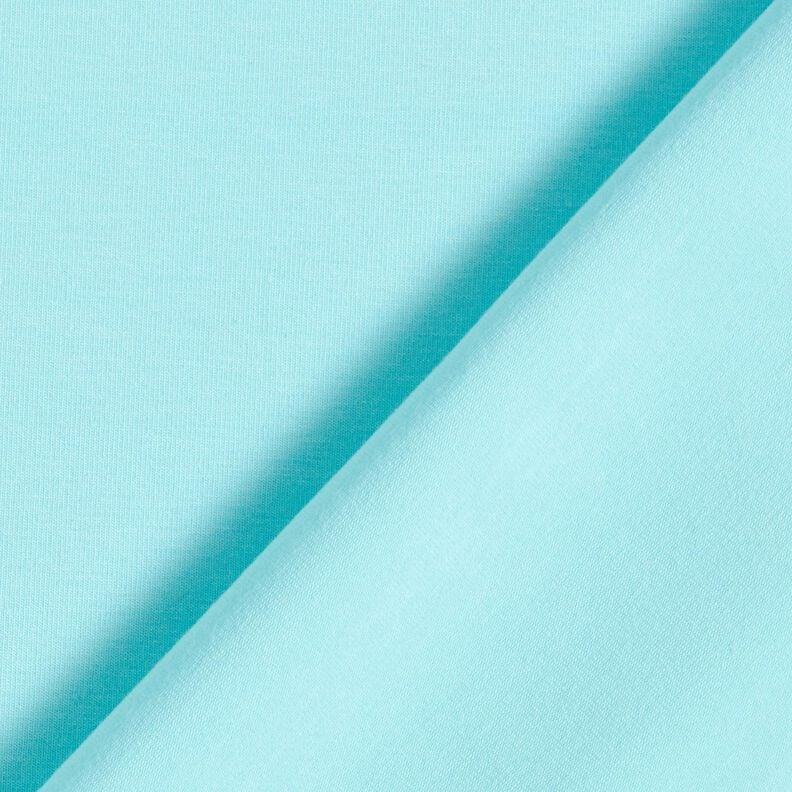 Baumwolljersey Medium Uni – eisblau, image number 5