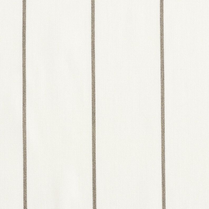 Outdoorstoff Canvas feine Streifen – weiss/hellgrau, image number 1
