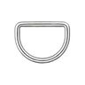Taschen Zubehör Set [ 5-teilig | 25 mm] – silber metallic,  thumbnail number 6