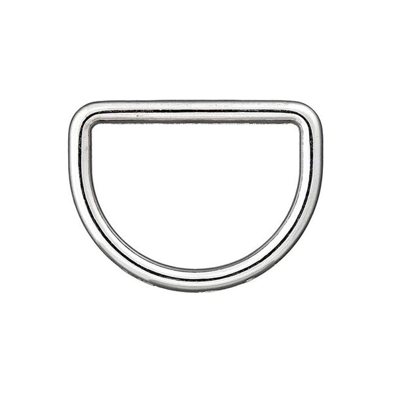 Taschen Zubehör Set [ 5-teilig | 25 mm] – silber metallic,  image number 6