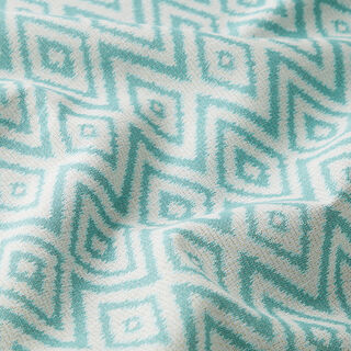 Outdoorstoff Jacquard Ethno – mintgrün, 