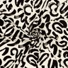 Viskosejersey abstrakte Pinselstriche – creme/schwarz,  thumbnail number 3