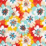 Beschichtete Baumwolle Frühlingsblumen – mint/terracotta,  thumbnail number 1