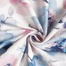 Dekostoff Halbpanama große Aquarellblüten – weiss/pastellviolett,  thumbnail number 3