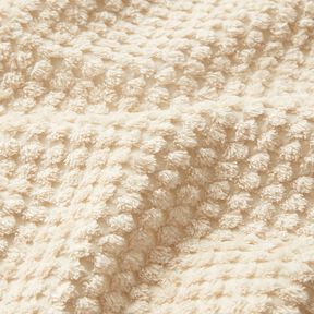 Polsterstoff weiches Strukturmuster – creme, 
