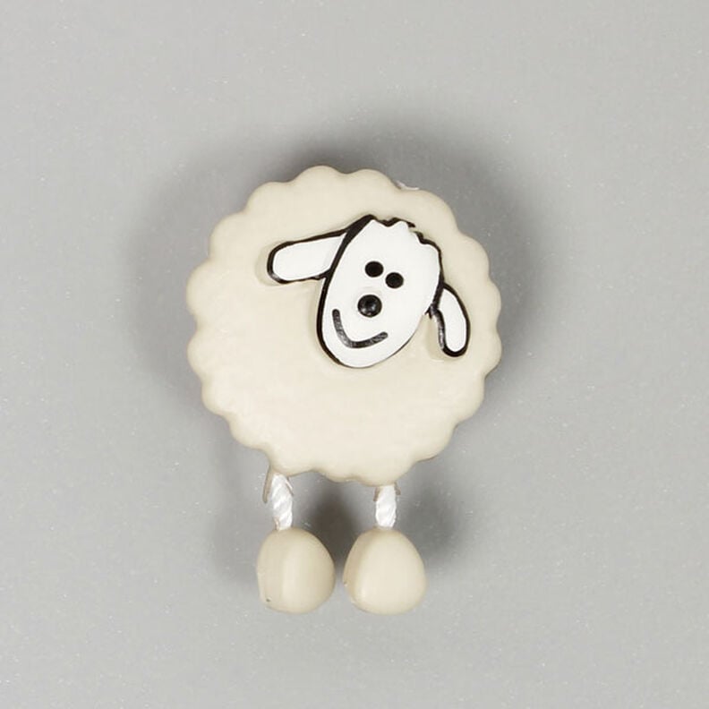 Kunststoffknopf, Sheep 14,  image number 1