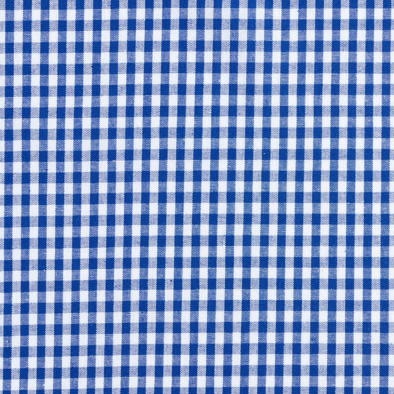 Baumwollstoff Vichykaro 0,5 cm – königsblau/weiss,  image number 1