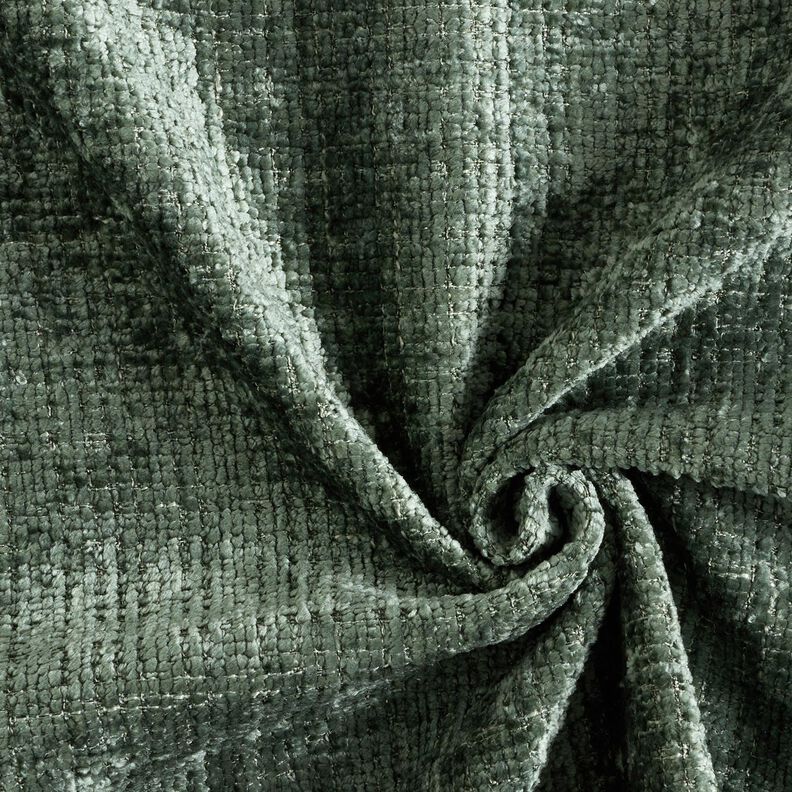 Polsterstoff Chenille Uni – dunkelpinie,  image number 1