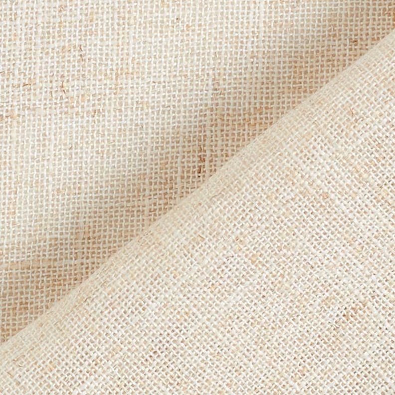 Gardinenstoff Juteoptik 280 cm – natur,  image number 4