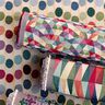 Dekostoff Gobelin Wellenpunkte – hellbeige/blau,  thumbnail number 5