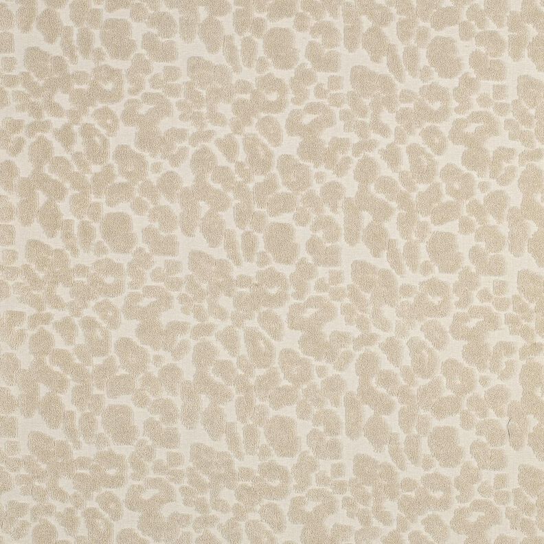 Frotteestoff Stretch Leo  – sand,  image number 1
