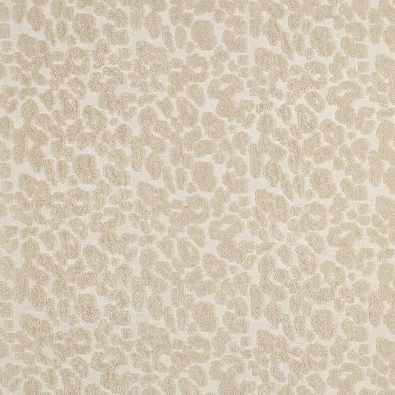 Frotteestoff Stretch Leo – sand, image number 1