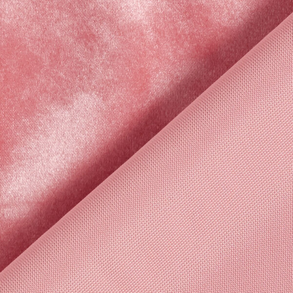 Dekostoff Samt – rosa | Reststück 50cm