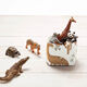 Baumwollpopeline glückliche Dinos – creme/rehbraun,  thumbnail number 6