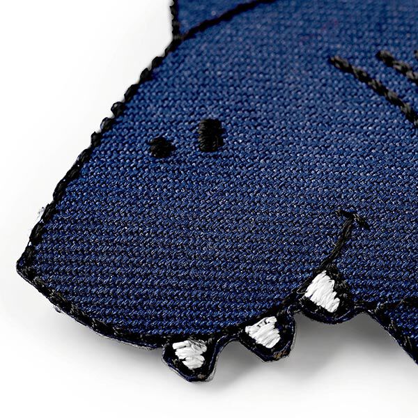 Applikation  Haifisch [ 5 x 5,8 cm ] | Prym – marineblau,  image number 3