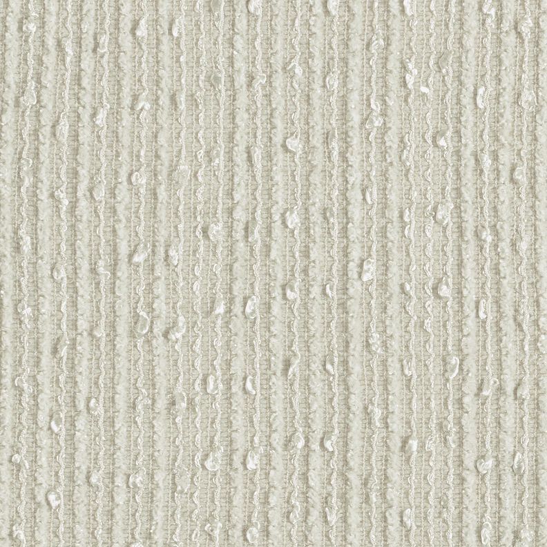 Effektstoff Bouclé Steifen & Pailletten – mandel,  image number 4