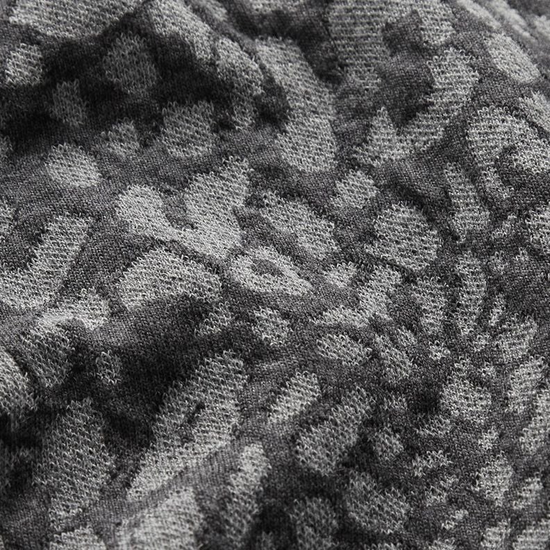 Strickjacquard Leo – hellgrau/dunkelgrau,  image number 3