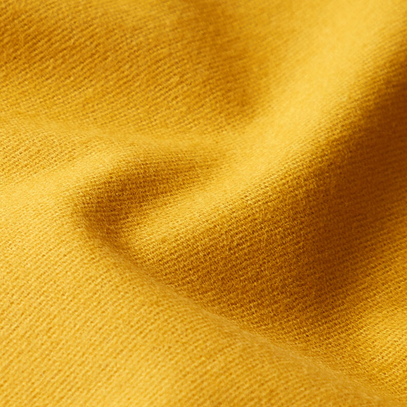 Baumwollflanell Uni – senf,  image number 3