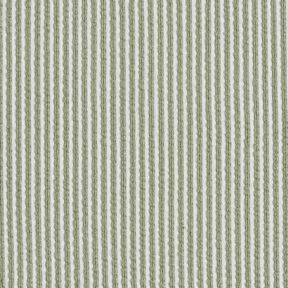 Baumwolljersey Seersucker feine Streifen – schilf/weiss, 