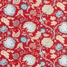 Dekostoff Canvas orientalisches Blütenmuster – karminrot,  thumbnail number 1