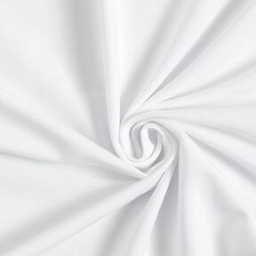 Leichter French Terry Uni – weiss, 