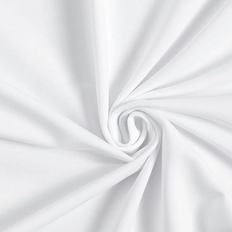 Leichter French Terry Uni – weiss,  image number 1