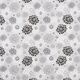 Dekostoff Canvas Blumen – grau/weiss,  thumbnail number 1