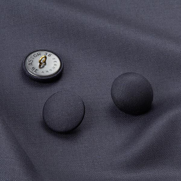 Bezogener Knopf Gloss - marineblau, image number 2