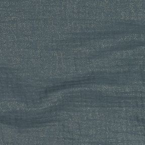 Musselin/ Doppel-Krinkel Gewebe feine Glitzerpunkte | Poppy Fabrics – pinie, 