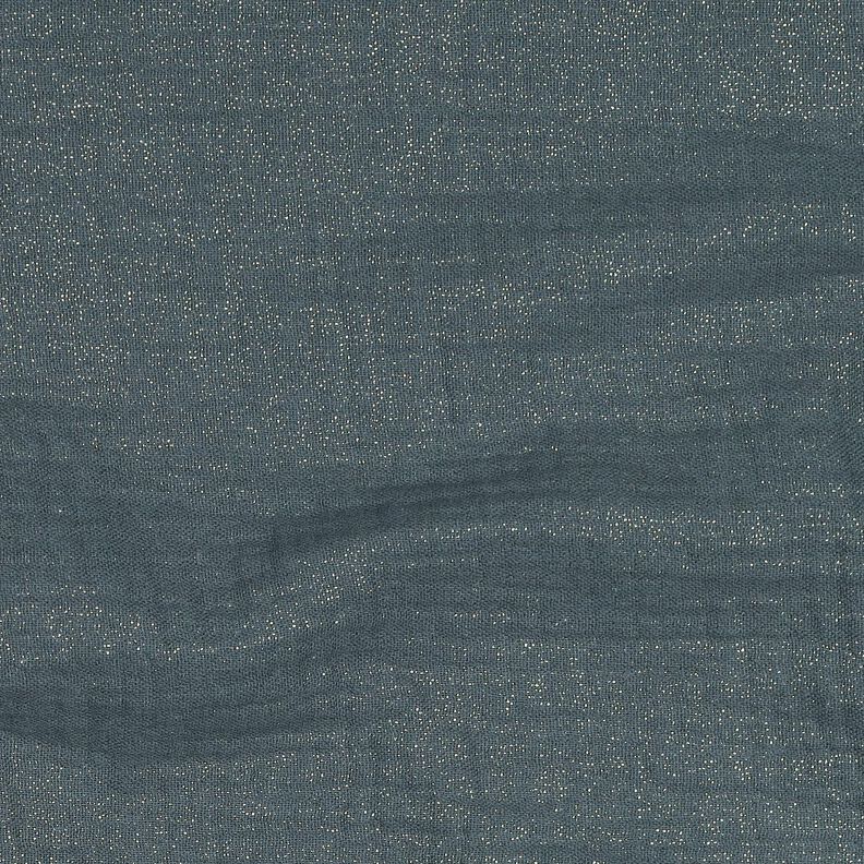 Musselin/ Doppel-Krinkel Gewebe feine Glitzerpunkte | Poppy Fabrics – pinie,  image number 2