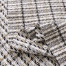 Grober Mantelstoff Glitzergarn Karo – weiss/beige,  thumbnail number 3