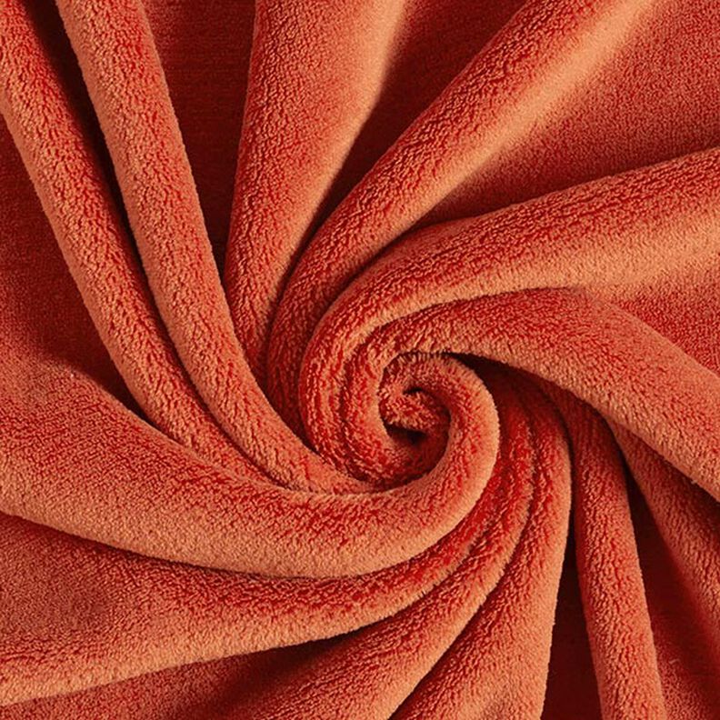 Kuschelfleece – terracotta,  image number 1