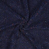 Teddyplüsch Tweed Melange | Poppy Fabrics – marineblau,  thumbnail number 3