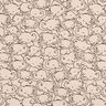 Baumwoll-Mix Jersey Elefantengewusel – natur,  thumbnail number 1