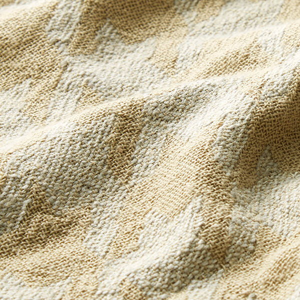 Doppelgewebe großer Hahnentritt – beige/nebelgrau, image number 2
