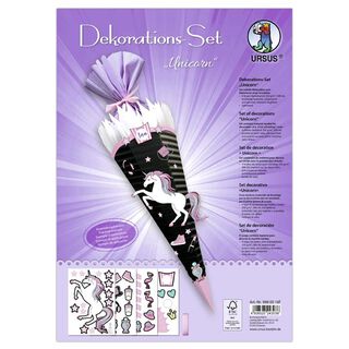 Dekorations-Set Magisches Einhorn, 
