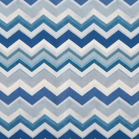 Outdoorstoff Canvas Zacken – blau, 