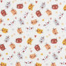 Cretonne Katzengesichter – weiss,  thumbnail number 1