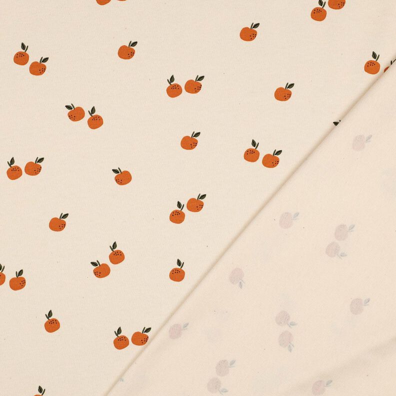 GOTS Baumwolljersey Orangen | Poppy Fabrics – hellbeige/karamell,  image number 4