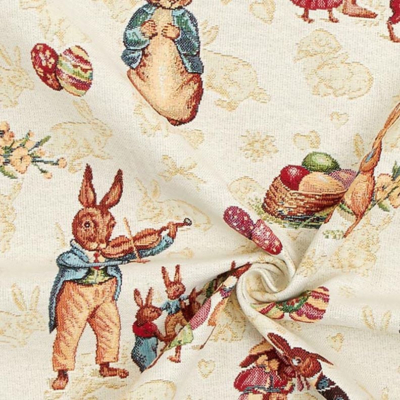 Jacquard Gobelin Osterhasen-Familie, image number 3