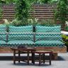 Outdoorstoff Canvas Zacken – eukalyptus,  thumbnail number 6
