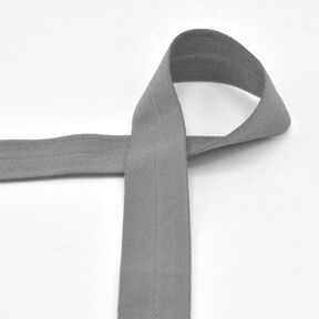 Elastisches Einfassband (Falzgummi) matt [20 mm] – grau, 