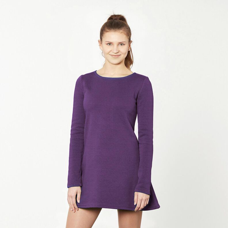Leichter French Terry Uni – lila,  image number 4