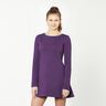 Leichter French Terry Uni – lila,  thumbnail number 4