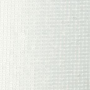 Paillettenstoff Quadrate – silber metallic, 