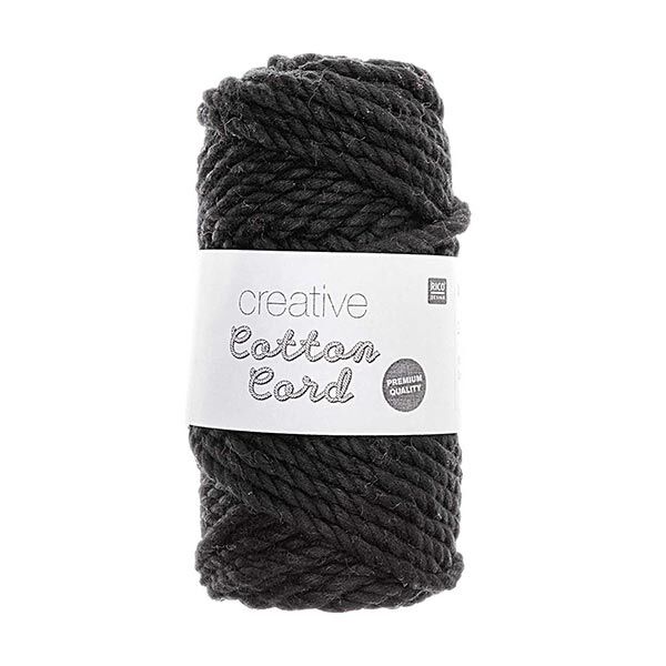 Creative Cotton Cord [5mm] | Rico Design – schwarz,  image number 1