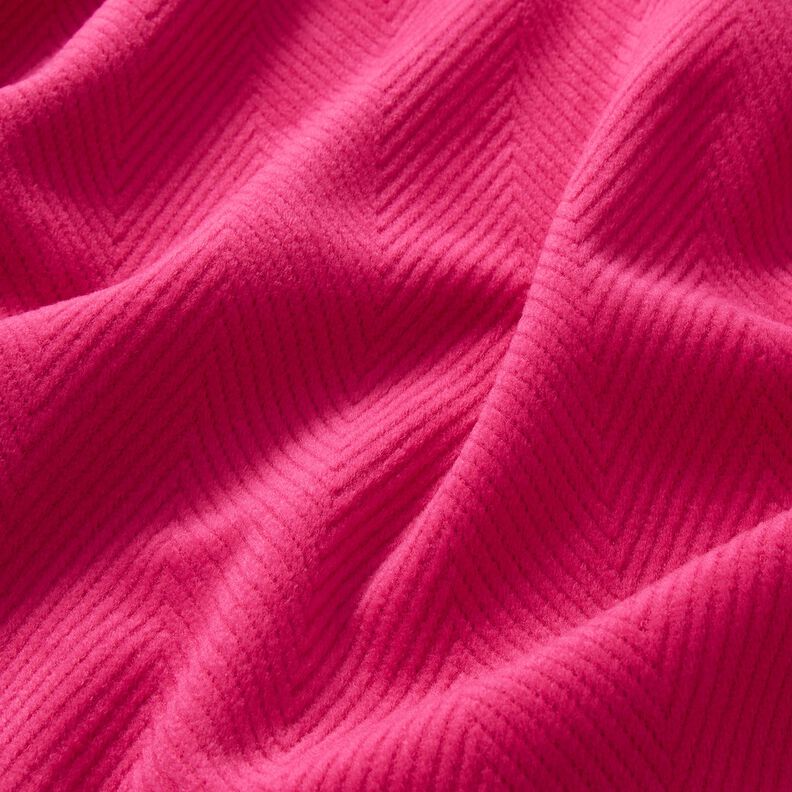 Mantelstoff breiter Fischgrat – intensiv pink,  image number 2